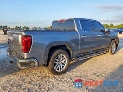 Trzecie zdjęcie samochodu z tyłu: 2020 GMC SIERRA K1500 SLT VIN:3GTU9DED5LG372878 - miniatura