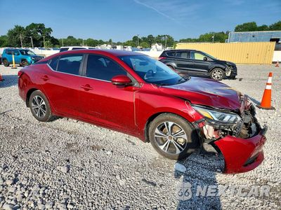 Czwarte zdjęcie samochodu z boku: 2020 NISSAN SENTRA SV VIN:3N1AB8CVXLY227682 - miniatura