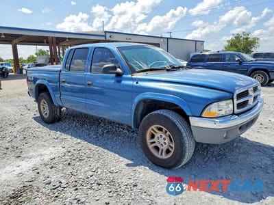 Czwarte zdjęcie samochodu z boku: 2004 DODGE DAKOTA QUAD SLT VIN:1D7HG48N04S764422 - miniatura
