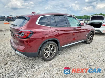Trzecie zdjęcie samochodu z tyłu: 2022 BMW X3 XDRIVE30I VIN:5UX53DP08N9M75472 - miniatura