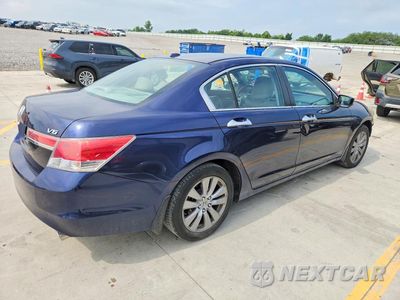 Trzecie zdjęcie samochodu z tyłu: 2012 HONDA ACCORD EXL VIN:1HGCP3F83CA030942 - miniatura