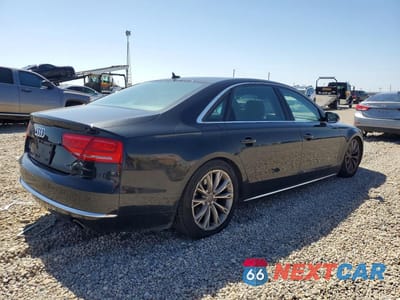 Trzecie zdjęcie samochodu z tyłu: 2013 AUDI A8 L QUATTRO VIN:WAURGAFDXDN008261 - miniatura
