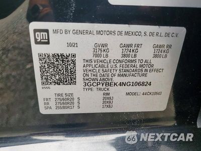 Zdjęcie 13 z 13 samochodu: 2022 CHEVROLET SILVERADO LTD K1500 CUSTOM VIN:3GCPYBEK4NG106824 - miniatura