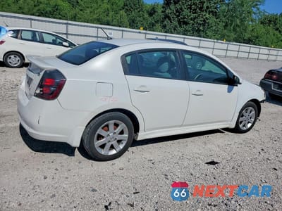 Trzecie zdjęcie samochodu z tyłu: 2011 NISSAN SENTRA 2.0 VIN:3N1AB6AP5BL676711 - miniatura