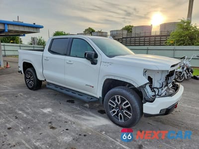Czwarte zdjęcie samochodu z boku: 2026 GMC SIERRA K1500 AT4 VIN:1GTUUEE80TZ269410 - miniatura