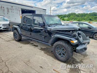 Czwarte zdjęcie samochodu z boku: 2021 JEEP GLADIATOR SPORT VIN:1C6JJTAM0ML593925 - miniatura