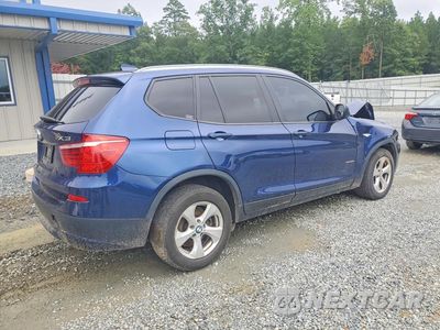 Trzecie zdjęcie samochodu z tyłu: 2012 BMW X3 XDRIVE28I VIN:5UXWX5C57CL727566 - miniatura