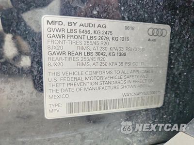 Zdjęcie 13 z 13 samochodu: 2018 AUDI Q5 PRESTIGE VIN:WA1CNAFY5J2200115 - miniatura