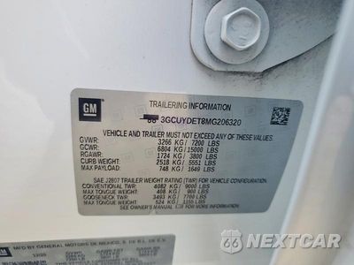 Zdjęcie 12 z 12 samochodu: 2021 CHEVROLET SILVERADO K1500 LT VIN:3GCUYDET8MG206320 - miniatura