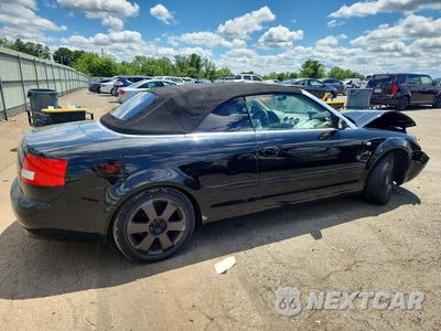 Trzecie zdjęcie samochodu z tyłu: 2005 AUDI A4 QUATTRO CABRIOLET VIN:WAUDT48H45K012445 - miniatura