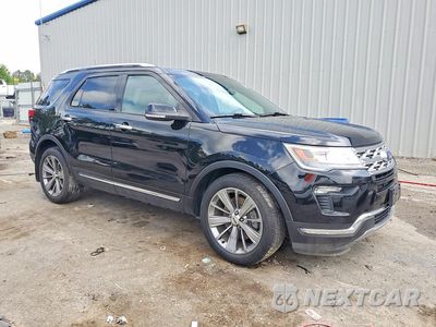 Czwarte zdjęcie samochodu z boku: 2018 FORD EXPLORER LIMITED VIN:1FM5K7F88JGA81677 - miniatura