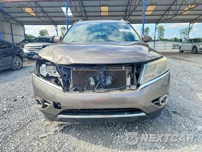 Piąte zdjęcie samochodu w środku: 2014 NISSAN PATHFINDER SL VIN:5N1AR2MM1EC623762 - miniatura
