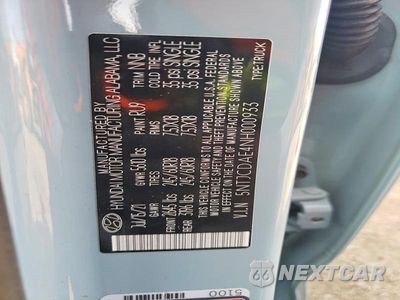 Zdjęcie 12 z 12 samochodu: 2022 HYUNDAI SANTA CRUZ SEL VIN:5NTJCDAE4NH000933 - miniatura