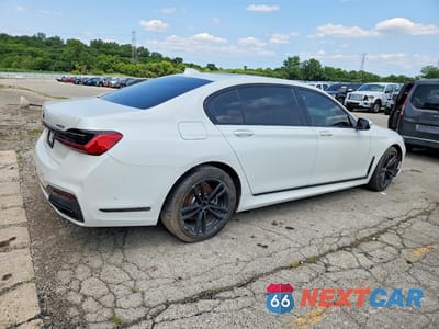 Trzecie zdjęcie samochodu z tyłu: 2020 BMW 740 XI VIN:WBA7T4C02LCD47132 - miniatura