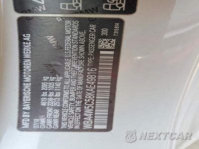 Zdjęcie 12 z 12 samochodu: 2019 BMW 430XI VIN:WBA4W5C58KAE49816 - miniatura