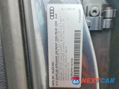 Zdjęcie 12 z 12 samochodu: 2015 AUDI A3 PREMIUM VIN:WAUBFGFF9F1067336 - miniatura