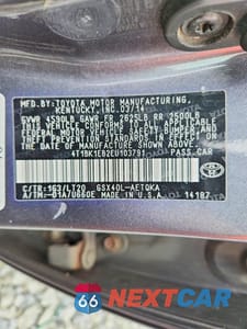 Zdjęcie 12 z 12 samochodu: 2014 TOYOTA AVALON XLE TOURING VIN:4T1BK1EB2EU103791 - miniatura