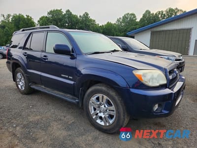 Czwarte zdjęcie samochodu z boku: 2007 TOYOTA 4RUNNER LIMITED VIN:JTEBU17R670126764 - miniatura