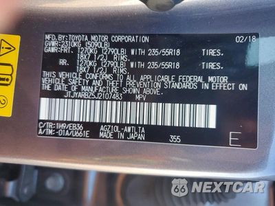 Zdjęcie 13 z 13 samochodu: 2018 LEXUS NX 300 F SPORT VIN:JTJYARBZ5J2107483 - miniatura