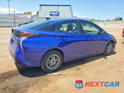 Trzecie zdjęcie samochodu z tyłu: 2018 TOYOTA PRIUS TWO VIN:JTDKBRFU5J3069333 - miniatura