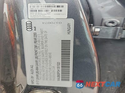Zdjęcie 12 z 12 samochodu: 2017 AUDI A3 PREMIUM VIN:WAUB8GFF3H1051520 - miniatura