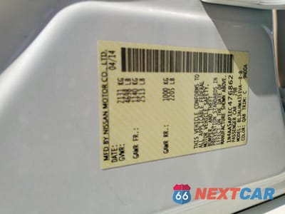 Zdjęcie 13 z 13 samochodu: 2014 NISSAN MAXIMA 3.5 SV VIN:1N4AA5AP1EC476862 - miniatura