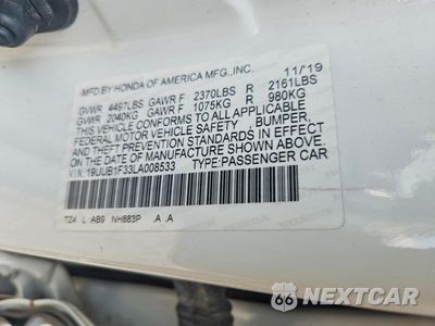 Zdjęcie 13 z 13 samochodu: 2020 ACURA TLX VIN:19UUB1F33LA008533 - miniatura