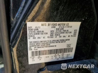 Zdjęcie 12 z 12 samochodu: 2013 FORD F350 SUPER DUTY VIN:1FT8W3BT8DEB50618 - miniatura