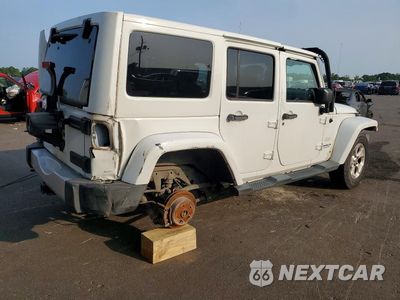Trzecie zdjęcie samochodu z tyłu: 2014 JEEP WRANGLER UNLIMITED SAHARA VIN:1C4BJWEG8EL107172 - miniatura