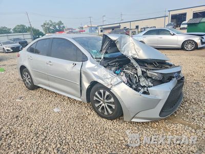 Czwarte zdjęcie samochodu z boku: 2022 TOYOTA COROLLA LE VIN:JTDEAMDE2N3009384 - miniatura