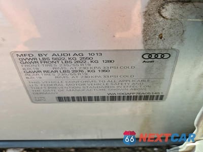 Zdjęcie 13 z 13 samochodu: 2014 AUDI Q5 PREMIUM PLUS VIN:WA1DGAFP7EA051451 - miniatura