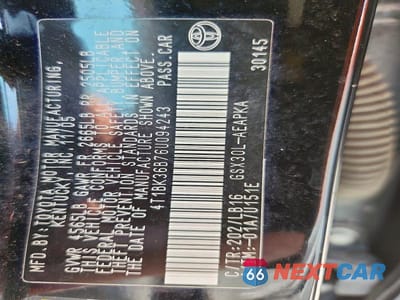 Zdjęcie 12 z 12 samochodu: 2006 TOYOTA AVALON LIMITED VIN:4T1BK36B76U094243 - miniatura