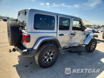 Trzecie zdjęcie samochodu z tyłu: 2018 JEEP WRANGLER UNLIMITED RUBICON VIN:1C4HJXFG0JW191527 - miniatura