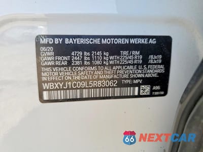 Zdjęcie 13 z 13 samochodu: 2020 BMW X2 XDRIVE28I VIN:WBXYJ1C09L5R83062 - miniatura