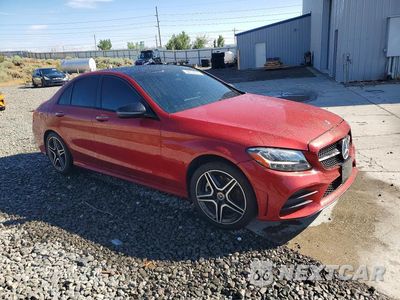 Czwarte zdjęcie samochodu z boku: 2021 MERCEDES-BENZ C 300 4MATIC VIN:W1KWF8EBXMR623635 - miniatura