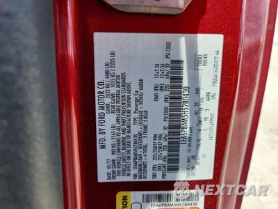Zdjęcie 12 z 12 samochodu: 2017 FORD MUSTANG VIN:1FA6P8AM5H5280430 - miniatura