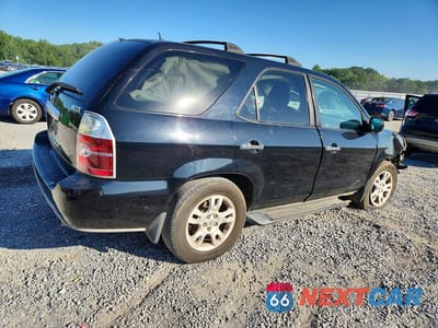 Trzecie zdjęcie samochodu z tyłu: 2006 ACURA MDX TOURING VIN:2HNYD18906H511366 - miniatura