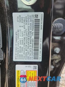 Zdjęcie 12 z 12 samochodu: 2025 HONDA CIVIC SPORT VIN:2HGFE2F54SH512631 - miniatura