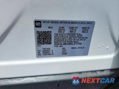 Zdjęcie 14 z 14 samochodu: 2024 GMC TERRAIN SLE VIN:3GKALMEG8RL370755 - miniatura