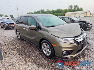 Czwarte zdjęcie samochodu z boku: 2019 HONDA ODYSSEY EXL VIN:5FNRL6H77KB114360 - miniatura