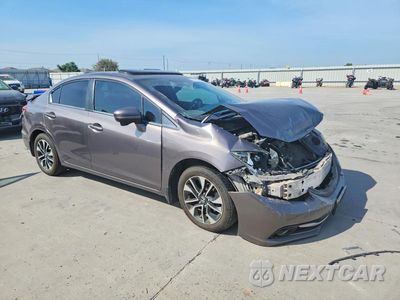 Czwarte zdjęcie samochodu z boku: 2014 HONDA CIVIC EX VIN:19XFB2F8XEE071413 - miniatura
