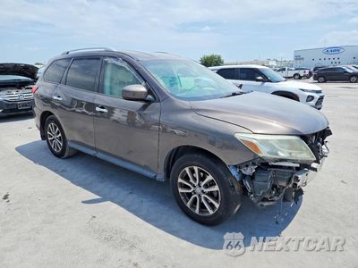 Czwarte zdjęcie samochodu z boku: 2016 NISSAN PATHFINDER SV VIN:5N1AR2MN3GC609681 - miniatura