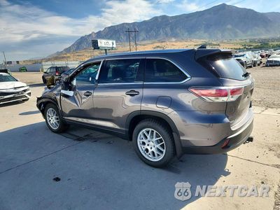 Drugie zdjęcie samochodu z przodu: 2016 TOYOTA HIGHLANDER XLE VIN:5TDJKRFH2GS343139 - miniatura