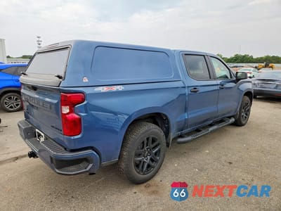 Trzecie zdjęcie samochodu z tyłu: 2024 CHEVROLET SILVERADO K1500 CUSTOM VIN:1GCPDBEK3RZ399679 - miniatura