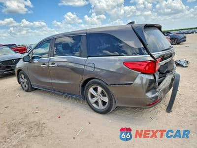 Drugie zdjęcie samochodu z przodu: 2019 HONDA ODYSSEY EXL VIN:5FNRL6H78KB035652 - miniatura