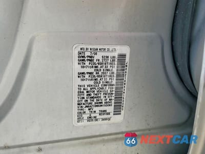 Zdjęcie 13 z 13 samochodu: 2009 NISSAN MURANO S VIN:JN8AZ18WX9W150060 - miniatura