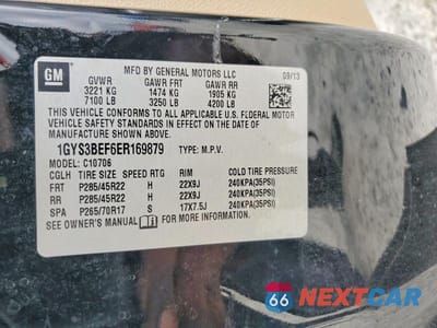 Zdjęcie 13 z 13 samochodu: 2014 CADILLAC ESCALADE LUXURY VIN:1GYS3BEF6ER169879 - miniatura