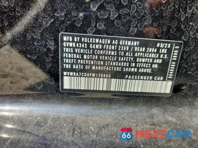 Zdjęcie 13 z 13 samochodu: 2023 VOLKSWAGEN GTI SE VIN:WVWRA7CD6PW176960 - miniatura