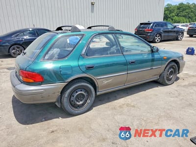 Trzecie zdjęcie samochodu z tyłu: 1997 SUBARU IMPREZA OUTBACK VIN:JF1GF4859VH816322 - miniatura
