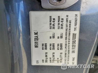 Zdjęcie 12 z 12 samochodu: 2020 TESLA MODEL 3 VIN:5YJ3E1EA5LF630382 - miniatura